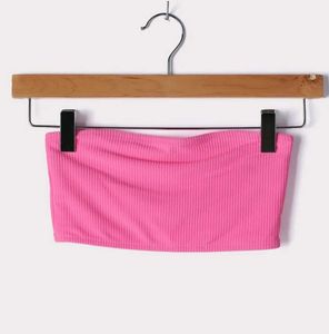 Ribbed Pink Crop Top