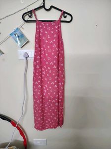 Pink Bandhani Print Kurta