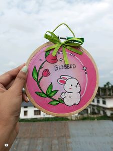 Blessed Embroidery Hoop 🐰