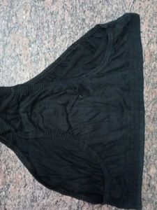 Black Basic Panties Set Of 20