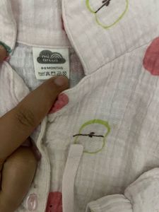 Apple Print Pajama Set