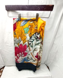 Silk Blend Flower Print Dupatta 06