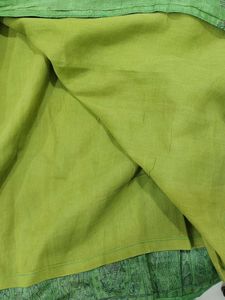 Green Madhubani Silk Kurta