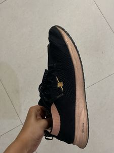 Sparx Black Sneakers