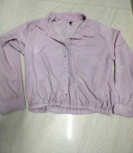 lavender crop shirt 💜