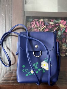 Blue Sling Bag