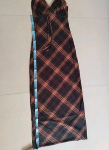 Checkered Maxi Dress From Newme
