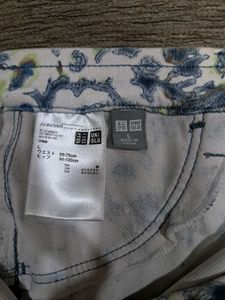 Floral Print Jeans Purchased From Japan
