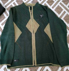 Green Argyle Sweater