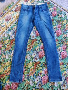 Slim Fit Blue Denim Jeans