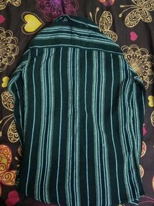 Striped Button-Down Shirt
