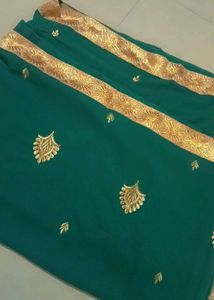 Green Colour Saree