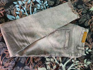 Gray Denim Jeans