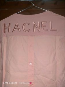 Pink Top With Back Design