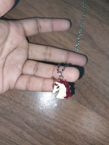 Unicorn KEYCHAIN With Golden CHAIN