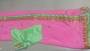 Gota Work Saree