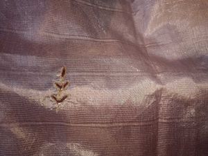 New lavendar saree with blouse piece