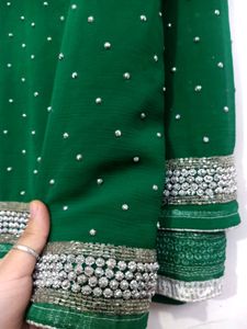 Heavy Stonework Saree