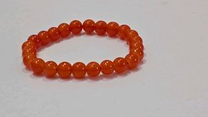 Orange Beaded Bracelet