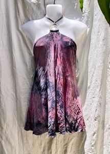 BEBE DYE PRINTED DRESS