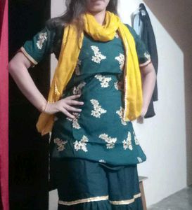 Sharara Set And Black Top....