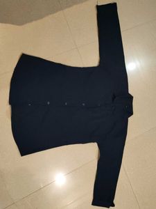 Elegant Navy Blur Shirt