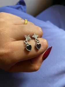 Star & Heart Dangle Earrings