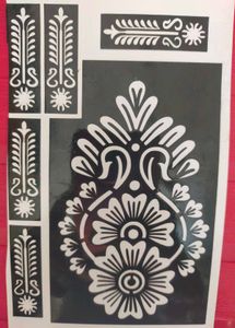 Henna Tattoo Stencils