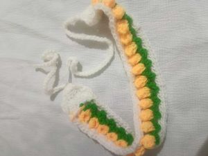 Crochet Flower Headbands - Set of 2