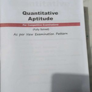 Quantitative Aptitude Book RS Aggarwal
