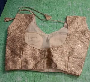 Blouse Golden And Cream