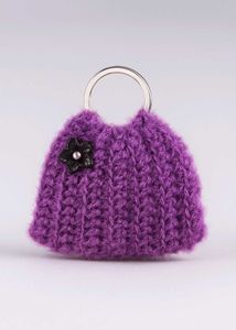 Handmade crochet coin purse