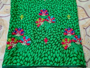 NEW GEORGETTE SAREE 💚
