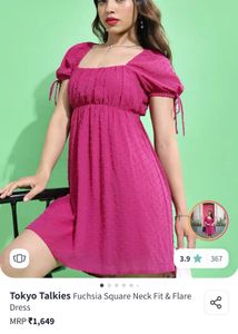 Tokyo Talkies Fuchsia Dress