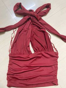Rust Halter Top