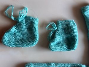 Baby Knit Cardigan &amp; Hats Set
