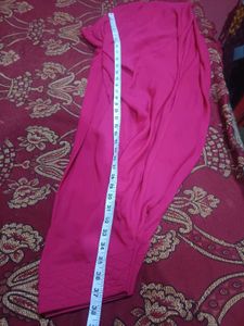 Embroidered Kurta with Pink Bottom