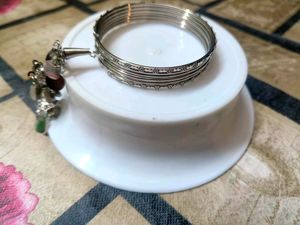 Silver Colour Oxidised Churi..