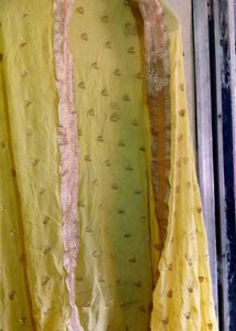 Elegant Yellow Dupatta