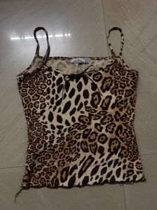 Leopard Print Cami Top
