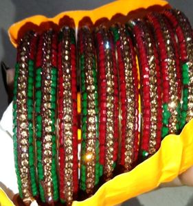 Sparkling Beaded Bangles