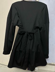 Pintrest Designer black co-set playsuit  one piece