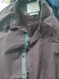 Brown Cotton Shirt