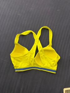 Yellow Sports Bra