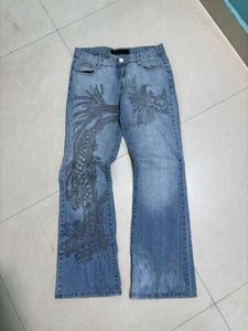 Embellished Flare Jeans