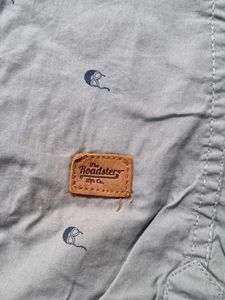 Men&#39;s Grey Button Down Shirt