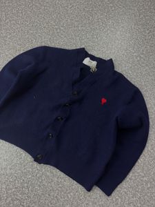 AMI Paris Navy Cardigan