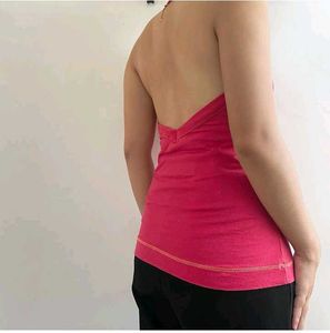Red Halter Top