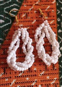 White Bread Earring