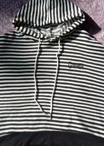 Striped Pullover With Hood